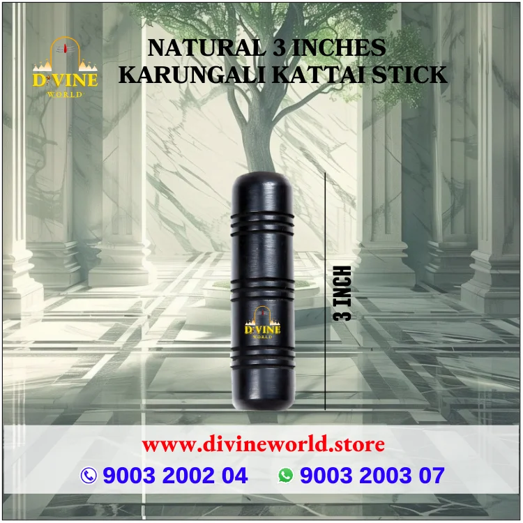 Natural 3 Inches Karungali Kattai Stick